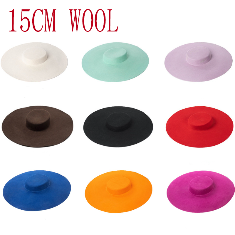 15cm WOOL wheat wide brim wool - Fedora Hat Wool recensione e prezzo
