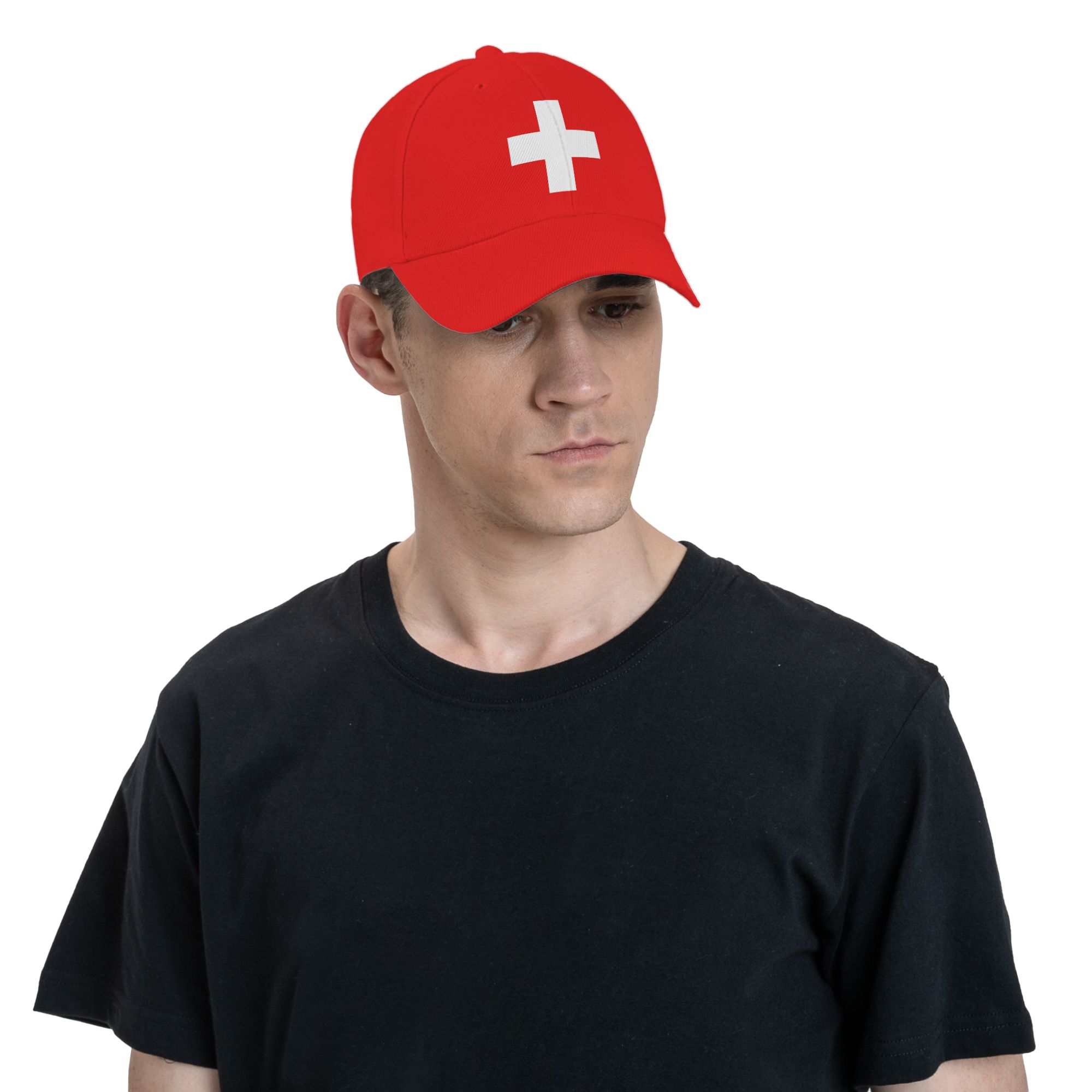 Swiss Switzerland Flag Golf Ha - Golf Cap Dad recensione e prezzo