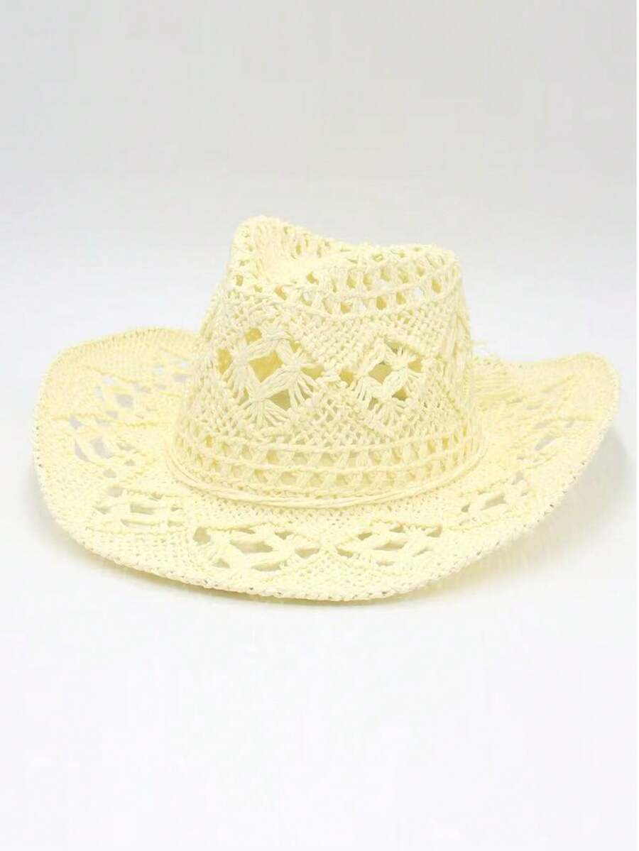 Unisex Straw Cowboy Hat With B - Cowboy Hat Straw recensione e prezzo