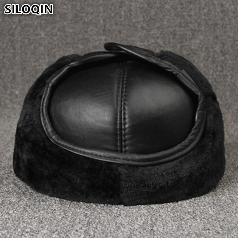 SILOQIN Men's Genuine Leather  - Winter Trapper Hat recensione e prezzo