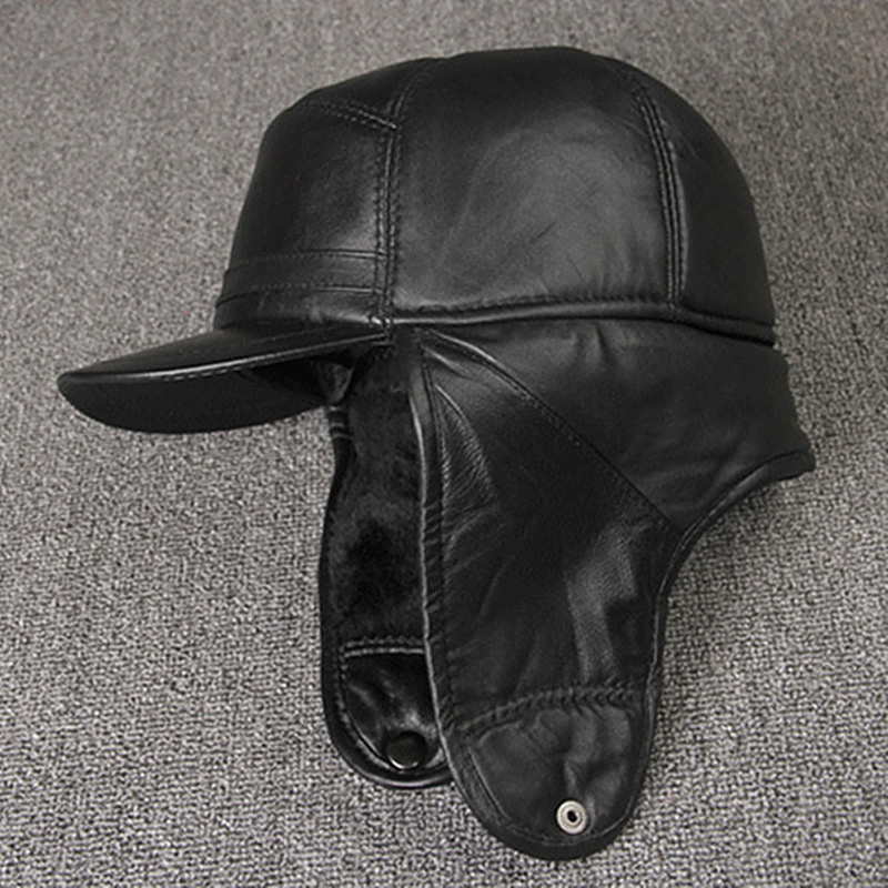 SILOQIN Men's Genuine Leather  - Winter Trapper Hat recensione e prezzo