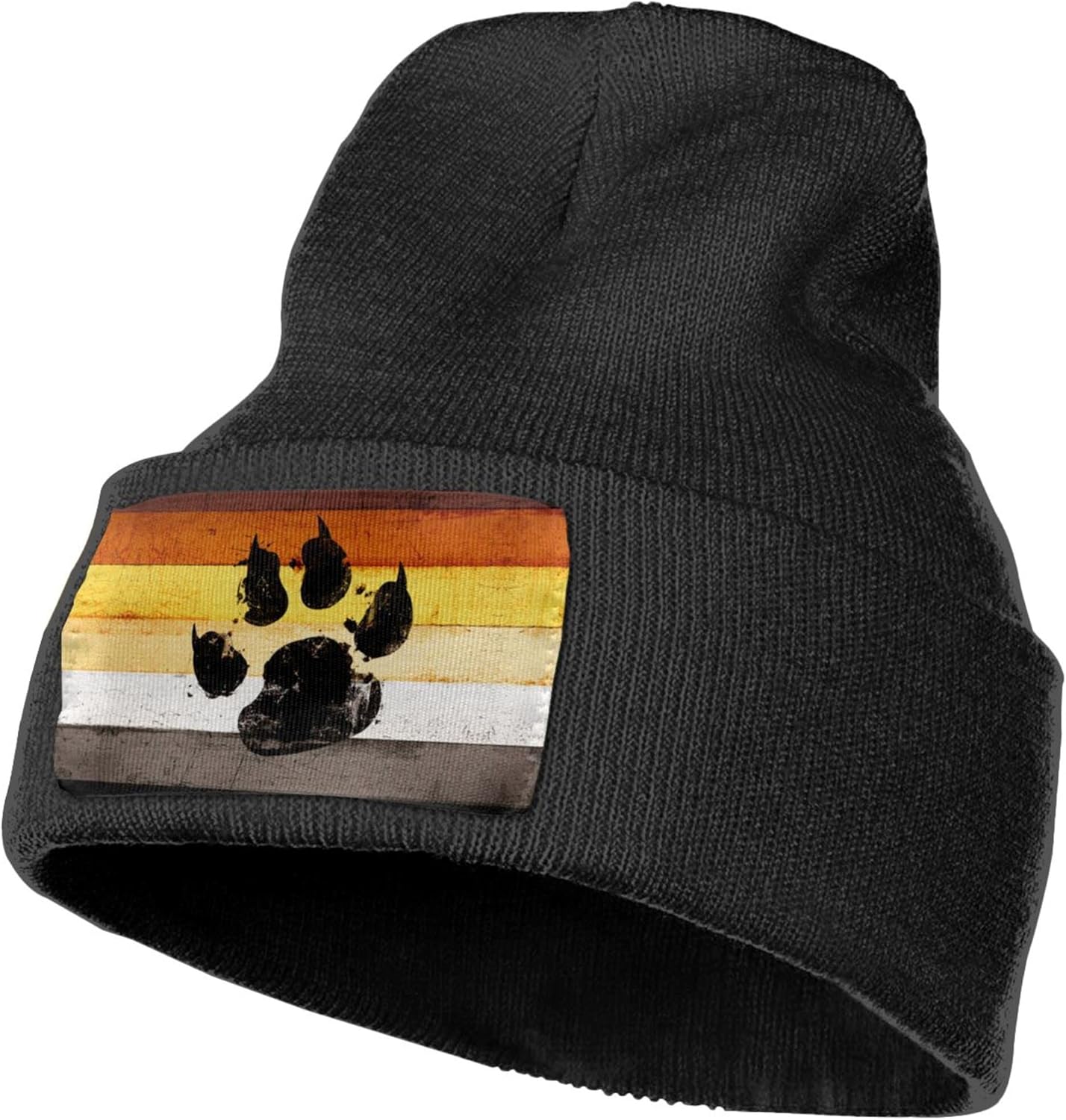 Gay Flag Bear paw LGBT Knit Be - Beanie Cuffed Knit recensione e prezzo