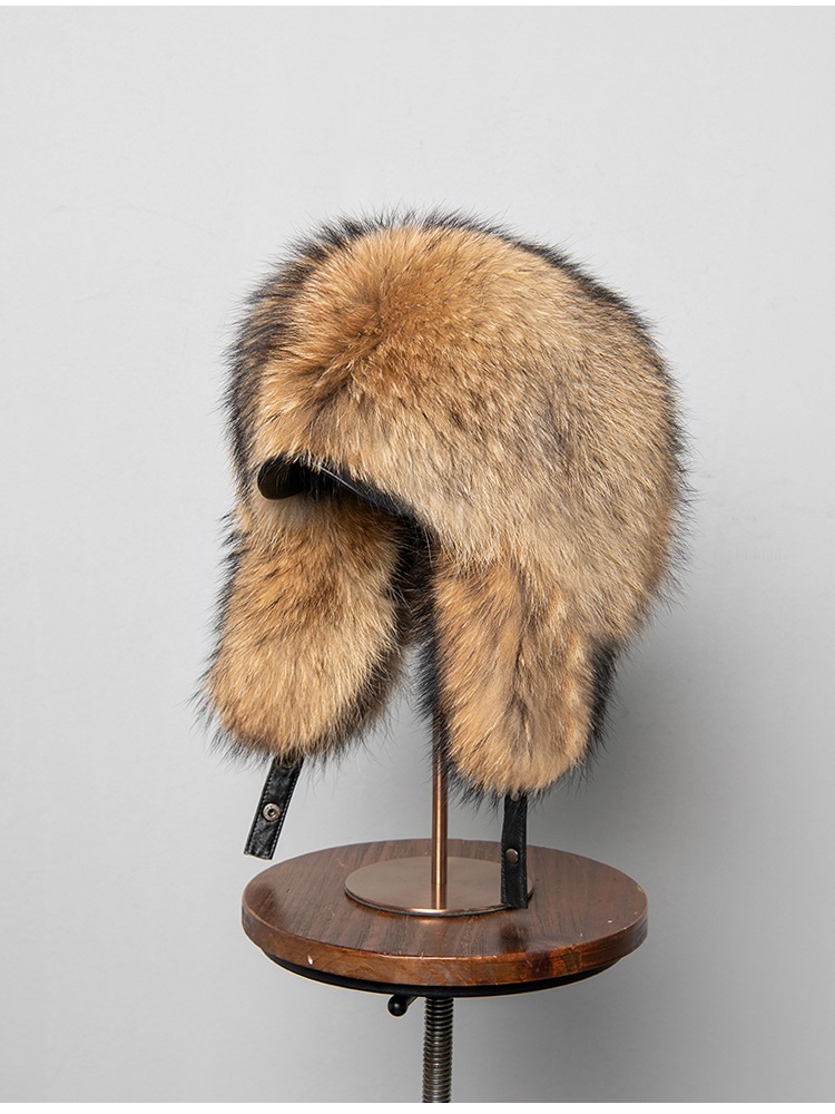 100% Real Fox Fur Hats Women's - Trapper Hat Ear Flap recensione e prezzo