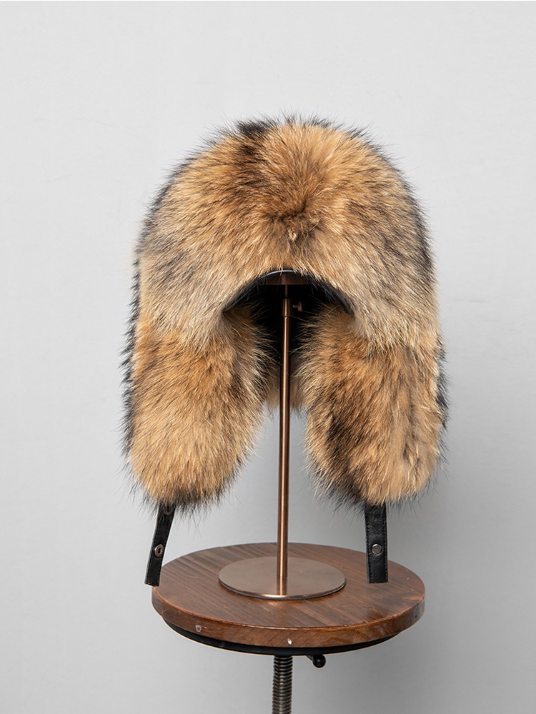 100% Real Fox Fur Hats Women's - Trapper Hat Ear Flap recensione e prezzo