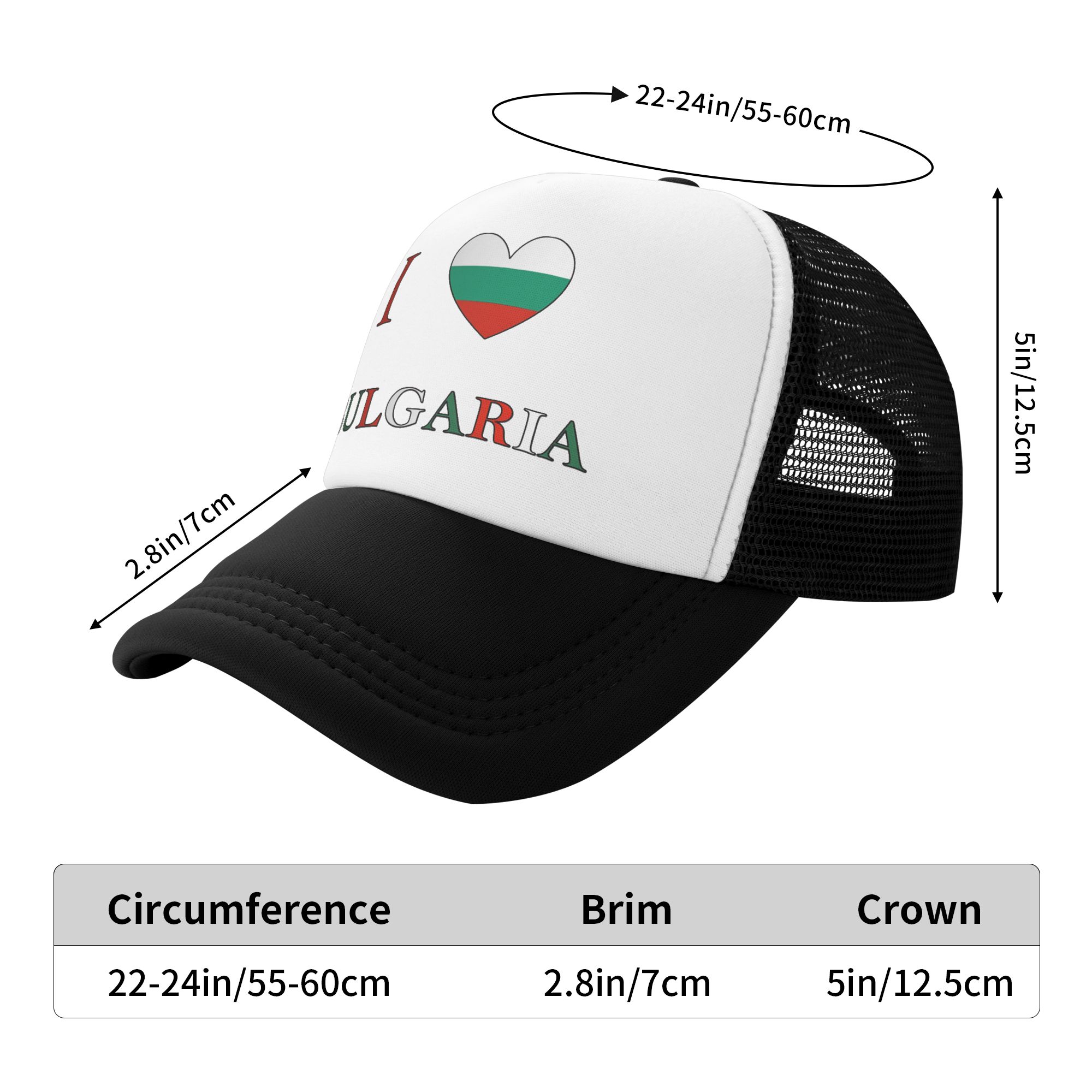 I Love Bulgaria  Sun Hats  Vin - Trucker Cap Mesh recensione e prezzo