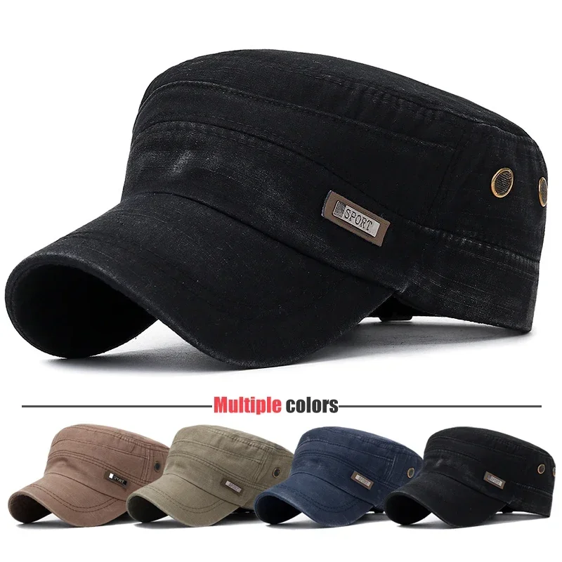 Military Cadet Flat Cap Fashio - Snapback Hat Flat recensione e prezzo