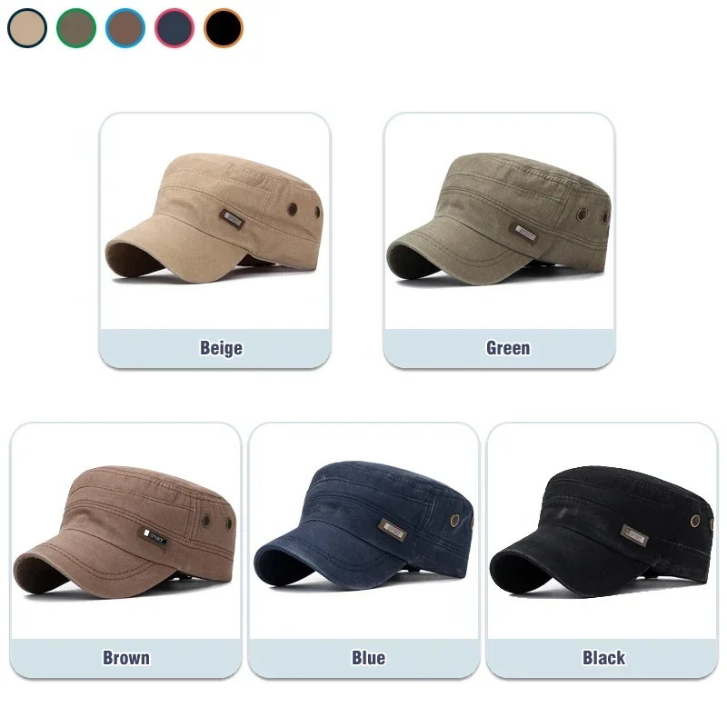Military Cadet Flat Cap Fashio - Snapback Hat Flat recensione e prezzo