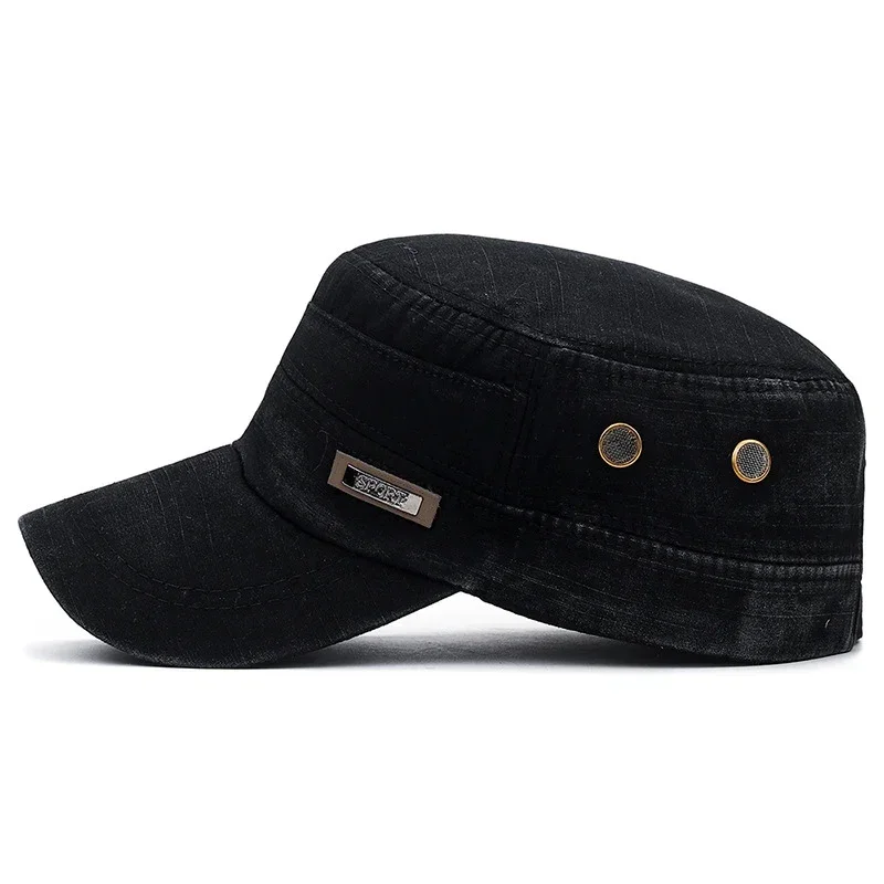 Military Cadet Flat Cap Fashio - Snapback Hat Flat recensione e prezzo