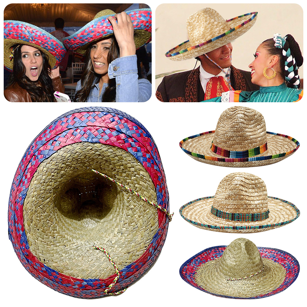 Mexican Sombrero Hat Straw Wea - Sun Hat Wide Brim recensione e prezzo