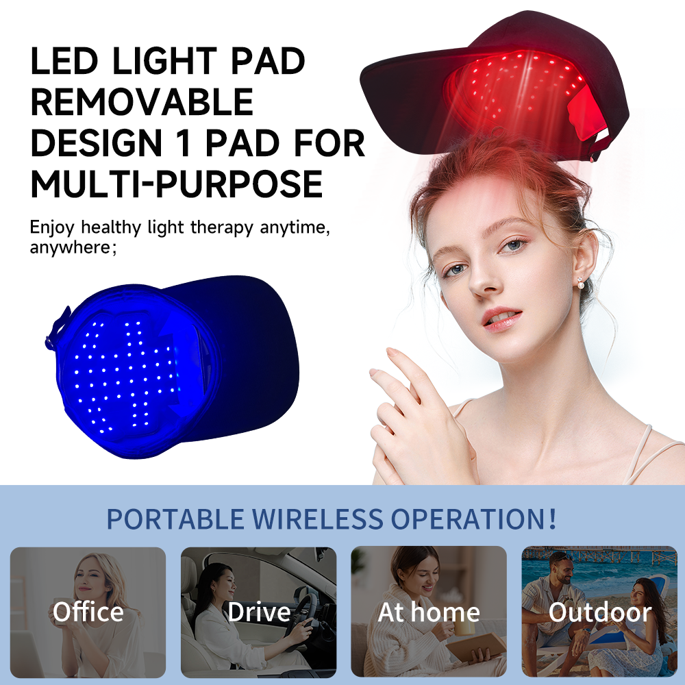 660nm&850nm Red Light Therapy  - Snapback Hat Flat recensione e prezzo