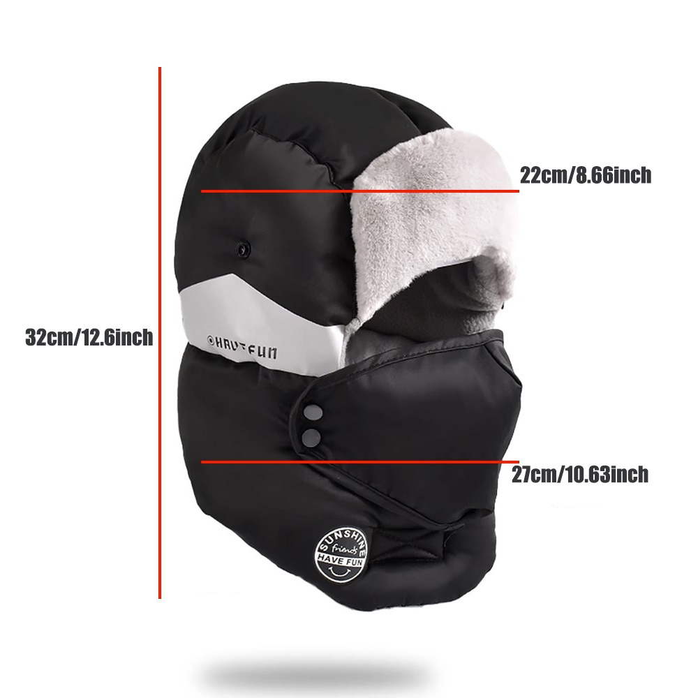 Mens Winter Ski Hat Thickened  - Winter Trapper Hat recensione e prezzo