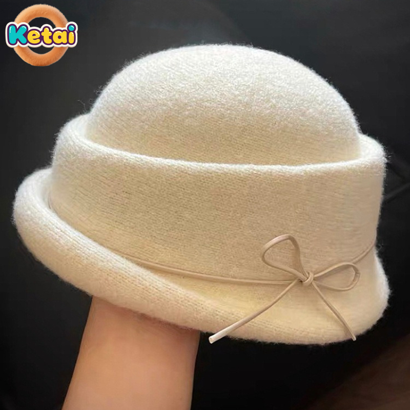 Black Wool Top Hat Beret Women - Beret French Wool recensione e prezzo