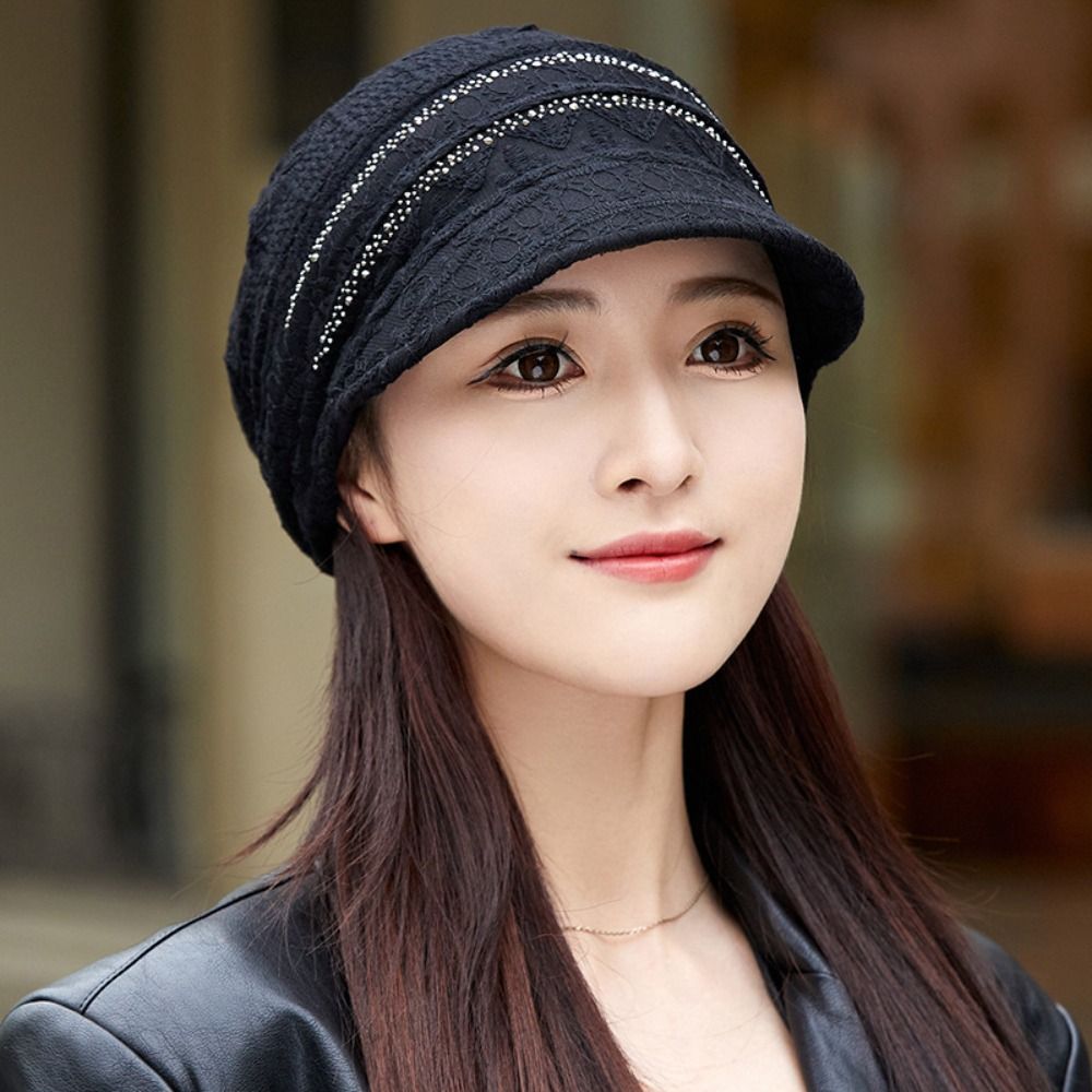 Hollow Out Flower Beanie Cap B - Baseball Cap Structured recensione e prezzo