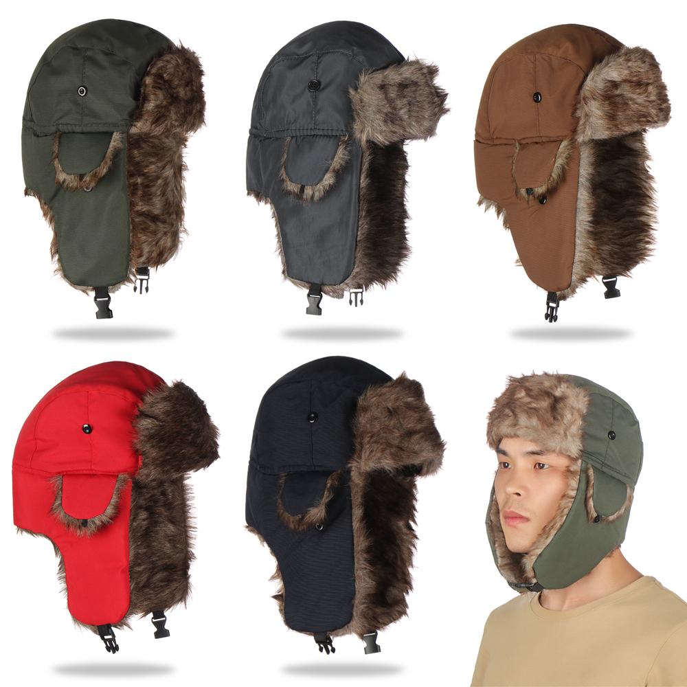 Men Women Fur Trapper Ski Hat  - Winter Trapper Hat recensione e prezzo