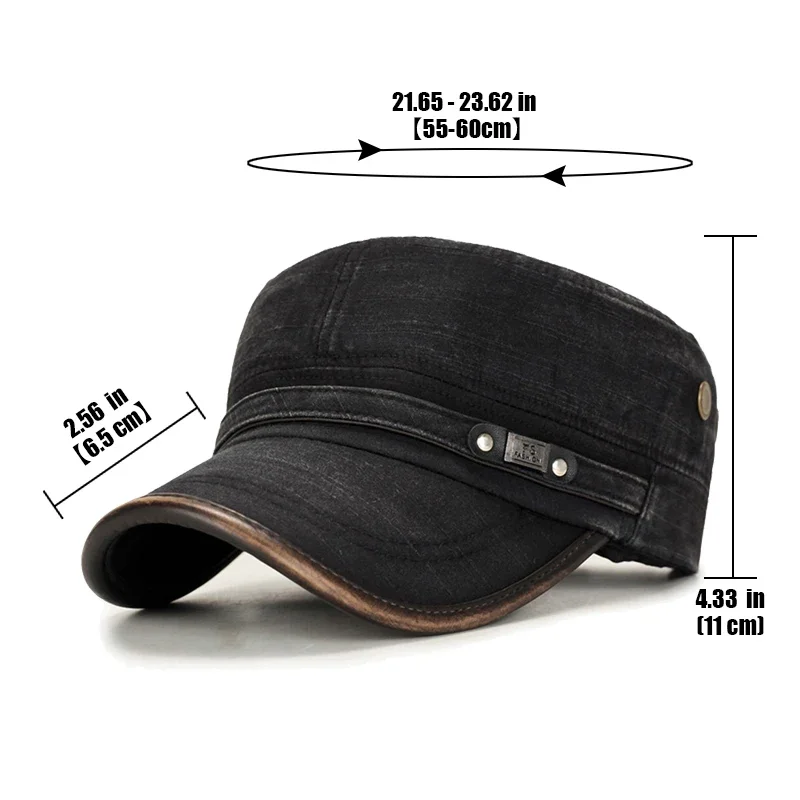 Leather Brim Washed Distressed - Dad Hat Cotton recensione e prezzo