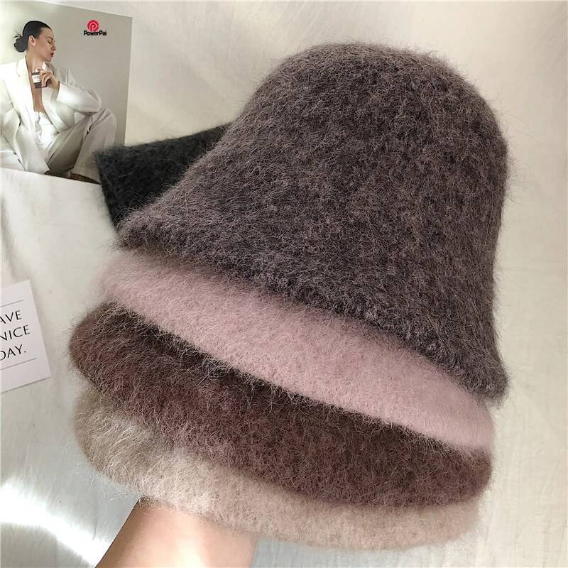 Good Angola Long Rabbit Fur Fi - Bucket Hat Cotton recensione e prezzo