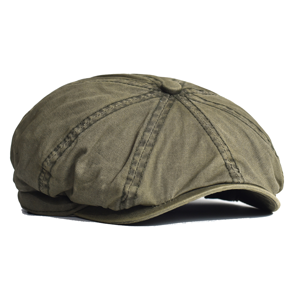 Washed Cotton Newsboy Cap Peak - Newsboy Cap Ivy recensione e prezzo