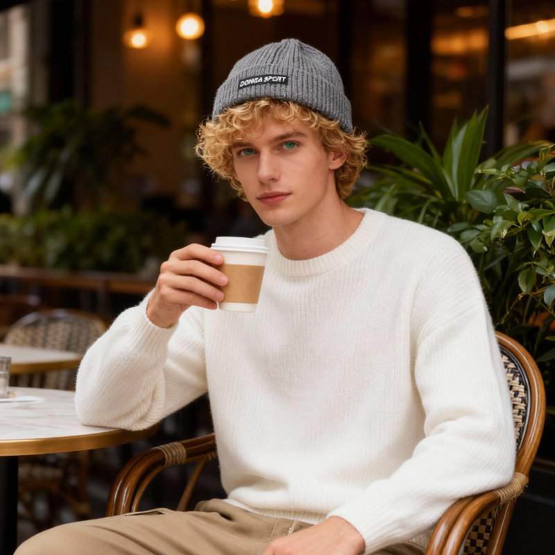 1pc Winter Warm Beanie for Men - Beanie Cuffed Knit recensione e prezzo